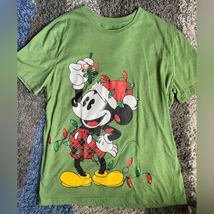 Disney Mickey Mouse Christmas T Shirt Size Large